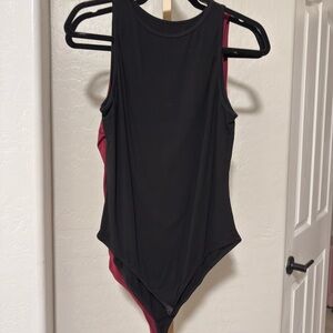 NWOT Black Sleeveless Bodysuit